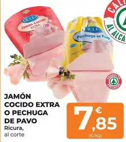 SPAR Gran Canaria Ricura - jamón cocido extra o pechuga de pavo oferta