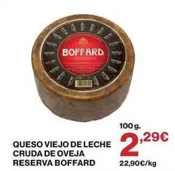 Supercor Boffard - queso viejo de leche cruda de oveja reserva oferta