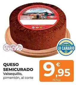 SPAR Gran Canaria Valsequillo - queso semicurado oferta