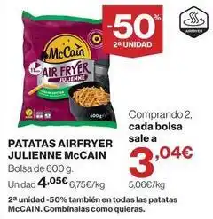 Supercor Mccain - patatas airfryer julienne oferta