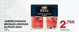 Supercor Elpozo - jamón curado medias lonchas 1954 oferta
