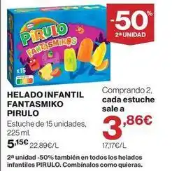 Supercor Pirulo - helado infantil fantasmiko oferta