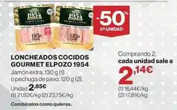 Supercor Elpozo - loncheados cocidos gourmet 1954 oferta