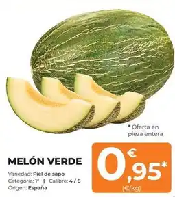 SPAR Gran Canaria Origen - melón verde oferta