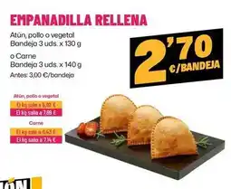AhorraMas Empanada rellena oferta