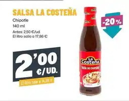 AhorraMas La costeña - salsa oferta