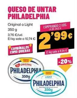 AhorraMas Philadelphia - queso de untar oferta