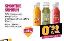 AhorraMas Pina-mango-coco, kiwi-pina-lima o frambuesa-fresa-platano oferta