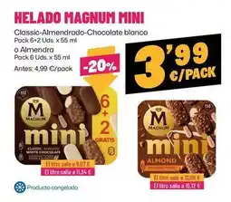 AhorraMas Magnum - helado mini oferta