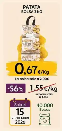 AhorraMas Solo - patata bolsa oferta