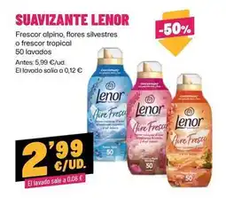 AhorraMas Lenor - suavizante oferta