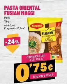 AhorraMas Maggi - pasta oriental fusian oferta