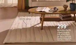 Leroy Merlin Lana - alfombra earth créam inspire oferta