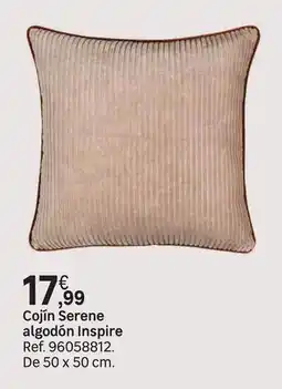 Leroy Merlin Cojín serene algodon inspire oferta