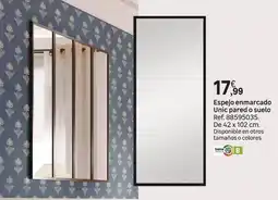 Leroy Merlin Home - espejo enmarcado unice pared o suelo oferta