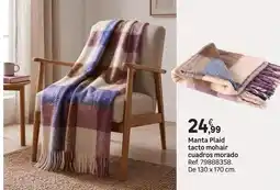 Leroy Merlin Manta plaid tacco monahir cuadros mornado oferta