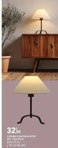 Leroy Merlin Lampara de mesa aren oferta