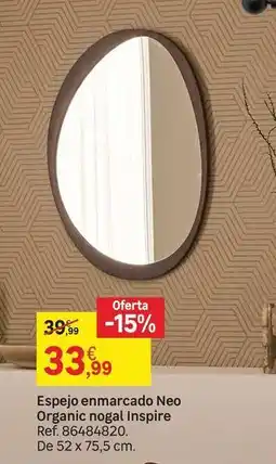 Leroy Merlin Organic - espejo enmarcado neo inspire oferta