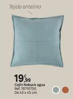Leroy Merlin Cojín nobuck agua oferta