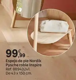Leroy Merlin Nordik - espejo de pie pysche roble inspire oferta