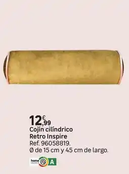 Leroy Merlin Home - cojín cilindrico retro inspire oferta