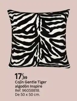 Leroy Merlin Cojín gentle tiger algodón inspire oferta