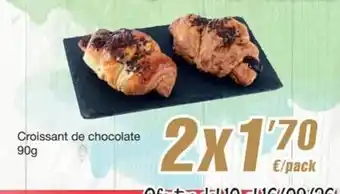 Croissant de chocolate