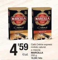 SPAR Fragadis Marcilla - café crème express molido natural o mezcla oferta