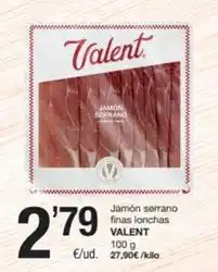 SPAR Fragadis Serrano - jamón finas lonchas oferta