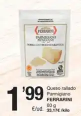 SPAR Fragadis Ferrarini - queso rallado parmigiano oferta
