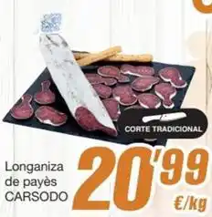 SPAR Fragadis Longaniza de payes oferta
