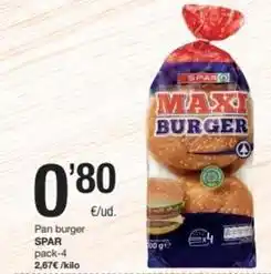 SPAR Fragadis Spar - pan burger oferta