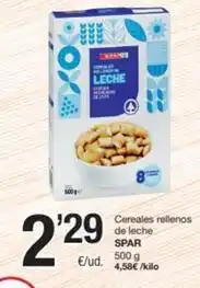 SPAR Fragadis Spar - cereales rellenos de leche oferta