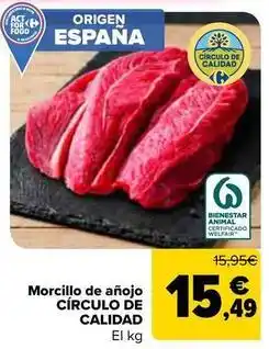 Círculo de calidad - morcillo de añojo