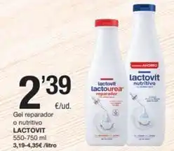 SPAR Fragadis Lactovit - gel reparador o nutritivo oferta