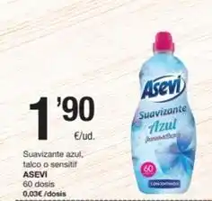 SPAR Fragadis Asevi - suavizante azul, talco o sensitif oferta
