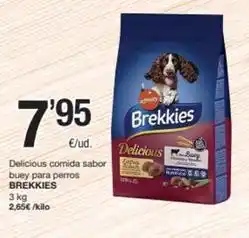 SPAR Fragadis Brekkies - delicious comida sabor buey para perros oferta
