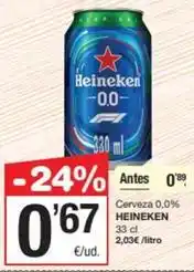 SPAR Fragadis Heineken - cerveza 0,0% oferta