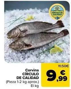 Carrefour Corvina círculo de calidad oferta
