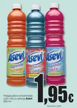 Unide Market Asevi - fregasuelos concentrado cian, mio o naranja oferta