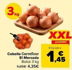 Carrefour Carrefour - cebolla el mercado oferta