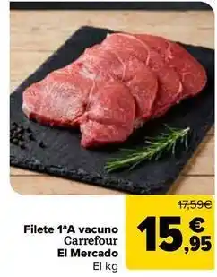 Carrefour Carrefour - filete 1ªa vacuno el mercado oferta