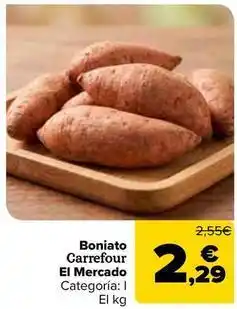 Carrefour Carrefour el mercado - boniato oferta