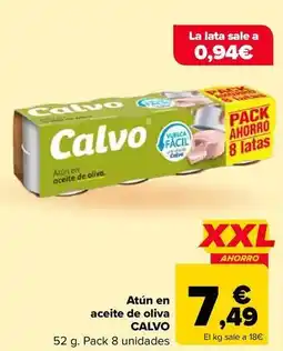 Carrefour Calvo - en aceite de oliva oferta