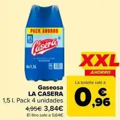 Carrefour La casera - gaseosa oferta