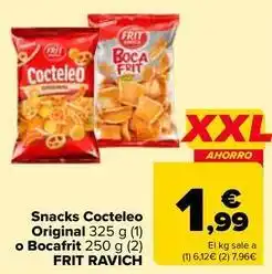 Carrefour Frit ravich - snacks cocteleo original o bocafrit oferta