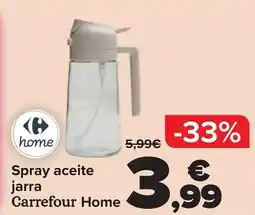 Carrefour Carrefour home - spray aceite jarra oferta