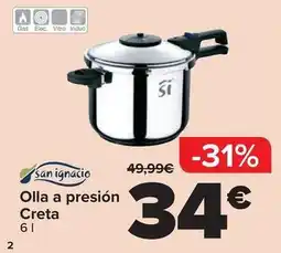 Carrefour San ignacio - olla a presión creta oferta