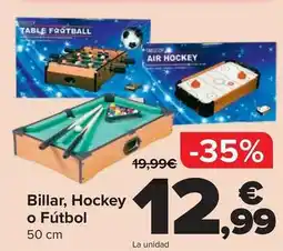 Carrefour Billar hockey o fútbol oferta