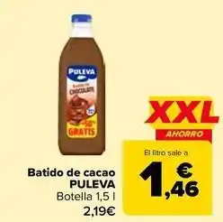 Carrefour Puleva - batido de cacao oferta